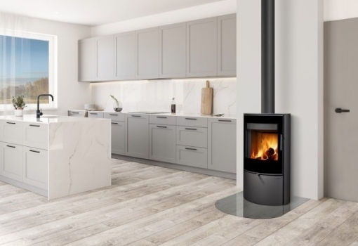 OVALIS G 6 KW - FINITION ACIER NOIR OU CERAMIQUE NOIR - 10% DE REMISE IMMÉDIATE*